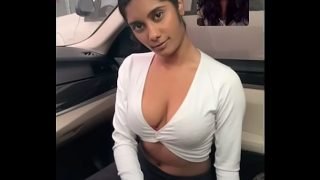 Indian Girl From New York show sexy photos and rub her nipples live on Instagram Video