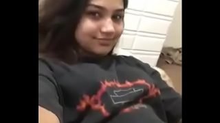 Horny indian girl masturbating on live video call Video