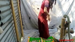 Indian Marathi Bathroom sex In Outdoor Hard Fuck Pussy