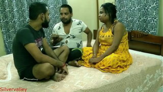 Indian sexy Girlfriend shared with village friend for cash