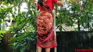 Local Dehati Village Woman Hard Sex In Backyard In Outdoor Video