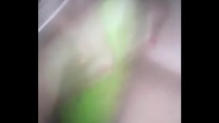 Sexy vabi pussing cucumber in her pussy